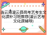 连云港灌云县高考艺考生文化课补习班推荐(灌云艺考文化课辅导)