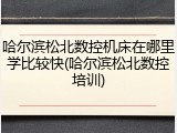 哈尔滨松北数控机床在哪里学比较快(哈尔滨松北数控培训)