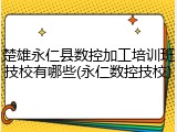 楚雄永仁县数控加工培训班技校有哪些(永仁数控技校)