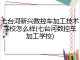 七台河新兴数控车加工技术学校怎么样(七台河数控车加工学校)
