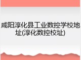 咸阳淳化县工业数控学校地址(淳化数控校址)