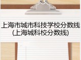 上海市城市科技学校分数线(上海城科校分数线)