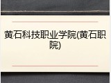黄石科技职业学院(黄石职院)