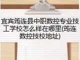 宜宾筠连县中职数控专业技工学校怎么样在哪里(筠连数控技校地址)
