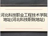 河北科技职业工程技术学院地址(河北科技职院地址)