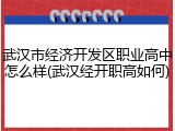 武汉市经济开发区职业高中怎么样(武汉经开职高如何)