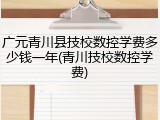 广元青川县技校数控学费多少钱一年(青川技校数控学费)