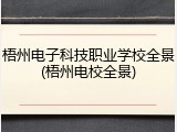 梧州电子科技职业学校全景(梧州电校全景)