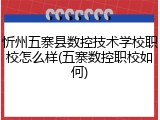 忻州五寨县数控技术学校职校怎么样(五寨数控职校如何)