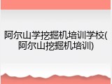 阿尔山学挖掘机培训学校(阿尔山挖掘机培训)