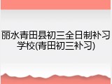 丽水青田县初三全日制补习学校(青田初三补习)