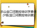 乐山金口河数控培训学费多少钱(金口河数控培训费)