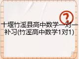 十堰竹溪县高中数学一对一补习(竹溪高中数学1对1)