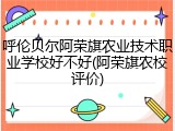 呼伦贝尔阿荣旗农业技术职业学校好不好(阿荣旗农校评价)