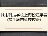 城市科技学校上海松江学费(松江城市科技校费)