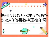 株洲攸县数控技术学校职校怎么样(攸县数控职校如何)