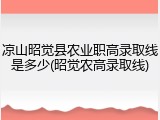 凉山昭觉县农业职高录取线是多少(昭觉农高录取线)