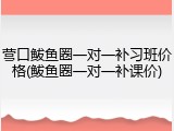 营口鲅鱼圈一对一补习班价格(鲅鱼圈一对一补课价)