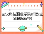 武汉科技职业学院新楼(武汉职院新楼)