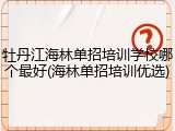 牡丹江海林单招培训学校哪个最好(海林单招培训优选)