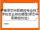 伊春翠峦中职数控专业技工学校怎么样在哪里(翠峦中职数控校址)