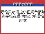 呼伦贝尔海拉尔正规单招培训学校在哪(海拉尔单招培训校)