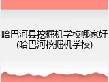 哈巴河县挖掘机学校哪家好(哈巴河挖掘机学校)