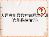 大理宾川县数控编程培训班(宾川数控培训)