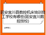 延安宜川县数控机床培训技工学校有哪些(延安宜川数控技校)