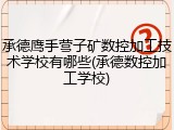 承德鹰手营子矿数控加工技术学校有哪些(承德数控加工学校)