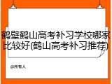 鹤壁鹤山高考补习学校哪家比较好(鹤山高考补习推荐)