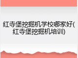 红寺堡挖掘机学校哪家好(红寺堡挖掘机培训)