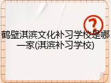 鹤壁淇滨文化补习学校是哪一家(淇滨补习学校)