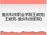 重庆科技职业学院王顺克(王顺克-重庆科技职院)