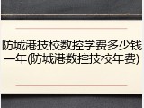 防城港技校数控学费多少钱一年(防城港数控技校年费)