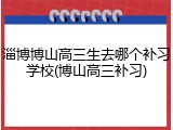 淄博博山高三生去哪个补习学校(博山高三补习)