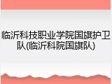 临沂科技职业学院国旗护卫队(临沂科院国旗队)