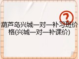 葫芦岛兴城一对一补习班价格(兴城一对一补课价)