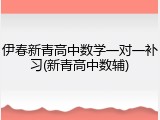 伊春新青高中数学一对一补习(新青高中数辅)