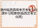 德州临邑县高考艺考生文化课补习班推荐(临邑艺考文化班)