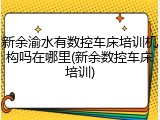 新余渝水有数控车床培训机构吗在哪里(新余数控车床培训)