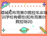 塔城和布克赛尔数控车床培训学校有哪些(和布克赛尔数控培训)