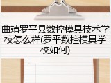 曲靖罗平县数控模具技术学校怎么样(罗平数控模具学校如何)