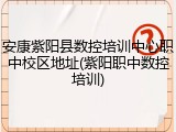 安康紫阳县数控培训中心职中校区地址(紫阳职中数控培训)