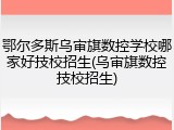鄂尔多斯乌审旗数控学校哪家好技校招生(乌审旗数控技校招生)