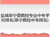 盐城阜宁县数控专业中专学校排名(阜宁数控中专排名)
