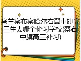 乌兰察布察哈尔右翼中旗高三生去哪个补习学校(察右中旗高三补习)