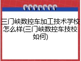 三门峡数控车加工技术学校怎么样(三门峡数控车技校如何)