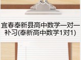 宜春奉新县高中数学一对一补习(奉新高中数学1对1)