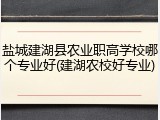 盐城建湖县农业职高学校哪个专业好(建湖农校好专业)